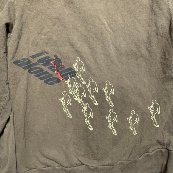 Green Day Vintage I Walk Alone Zip Up Sweatshirt Size women’s medium - Picture 5 of 5